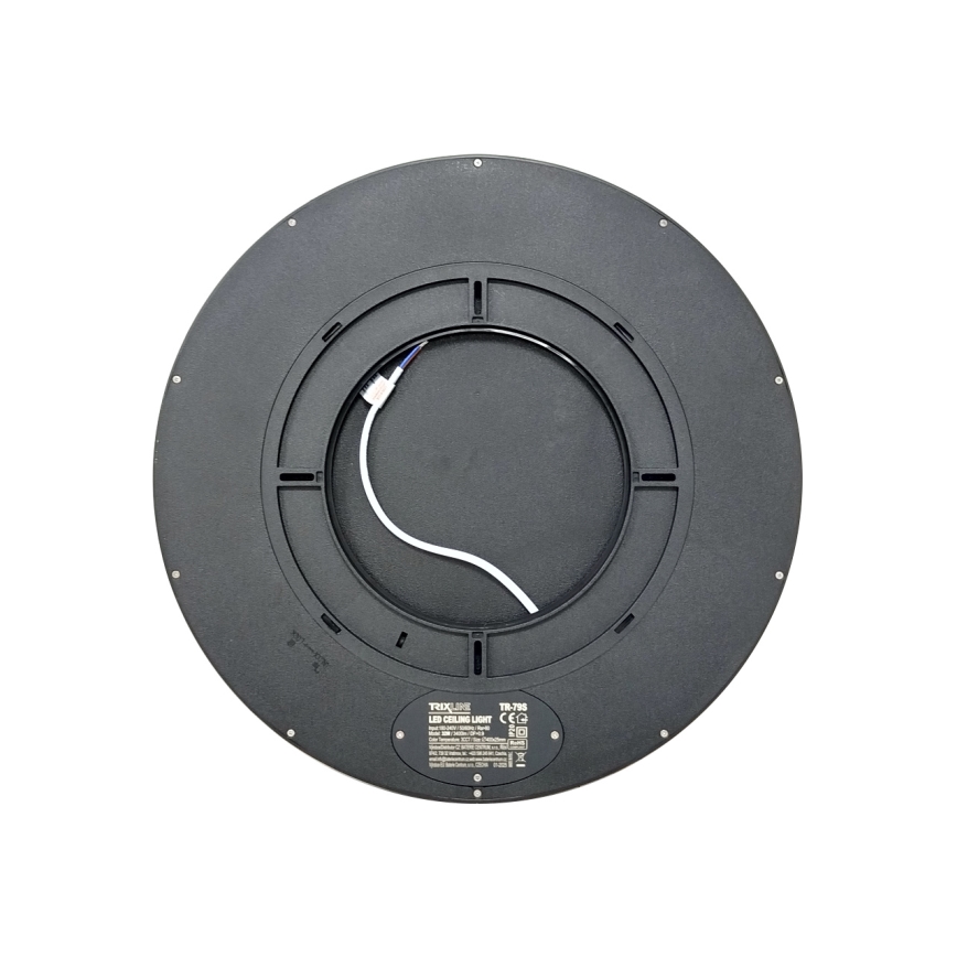 LED Stropní svítidlo LED/32W/230V 3000/4000/6500K pr. 40 cm černá